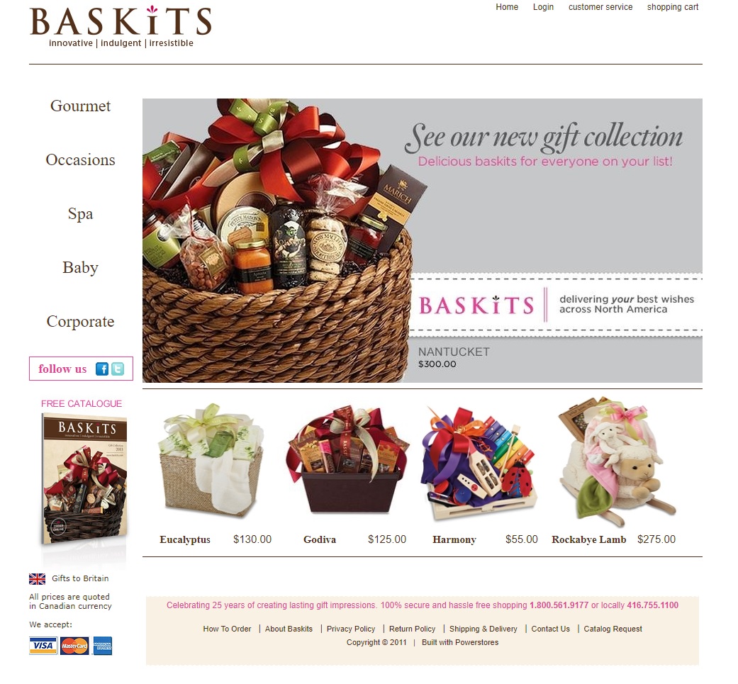 Baskits Website Image