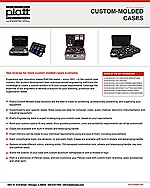 Platt Custom Molded Cases Sell Sheet