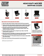 Platt Heavy Duty Molded Shipping Cases Sell Sheet
