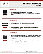 Platt Molded Protective Cases Sell Sheet