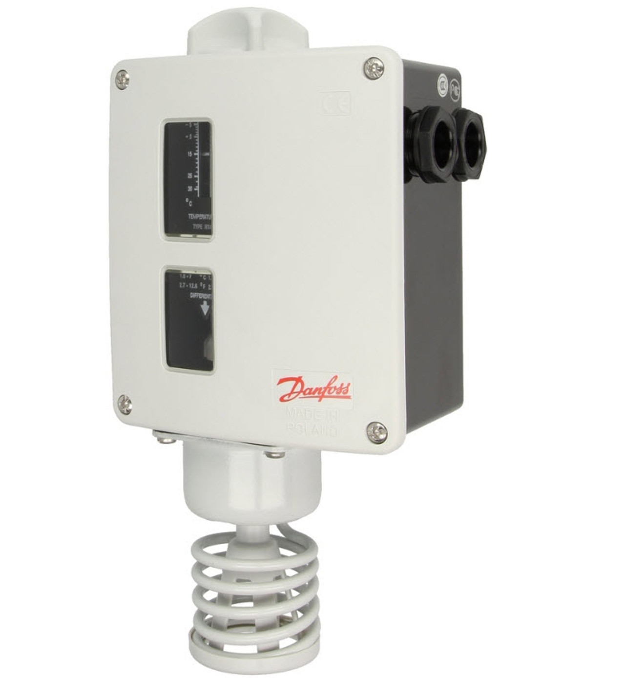 Temperature control, Danfoss RT 4. With singlepole