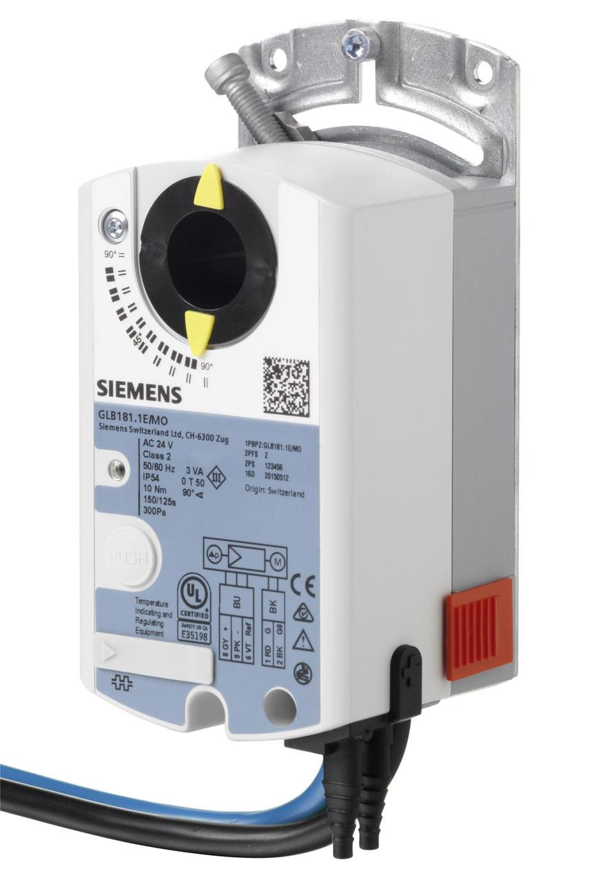 Siemens GLB181.1E/MO, S55499-D167. VAV compact controller Modbus