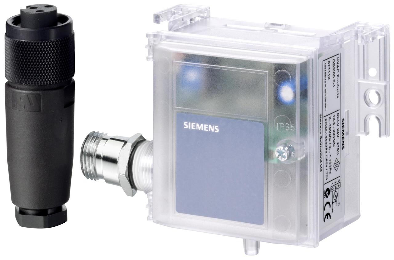 Siemens QBM4100-1U, S55720-S251, Air duct differential pressure sensor