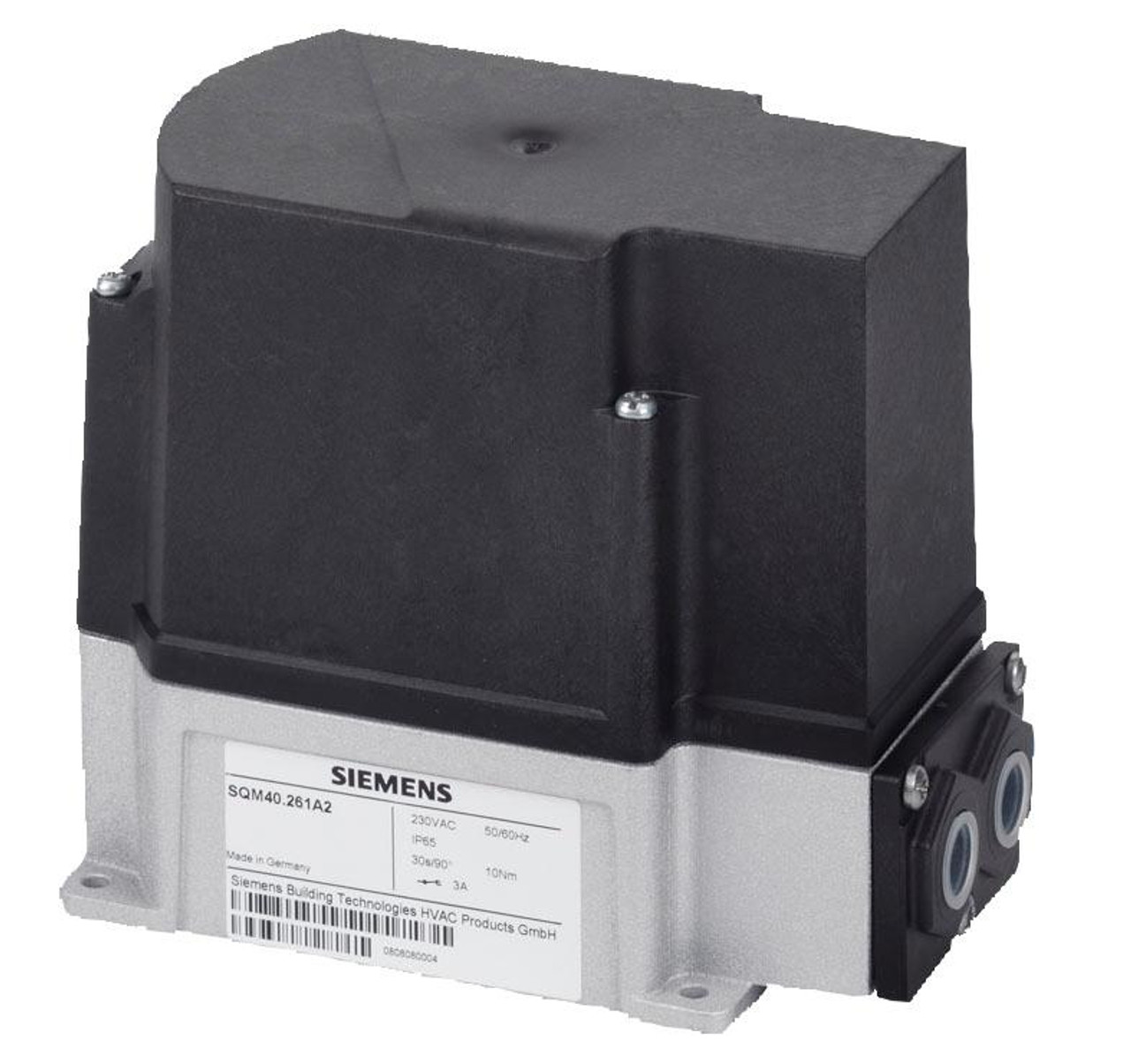 Siemens SQM40.241R11 Actuator, 10Nm, 90Ã‚Â°/30s, electronic version, shaft 10mm+key, UL, 1 pot, AC120V