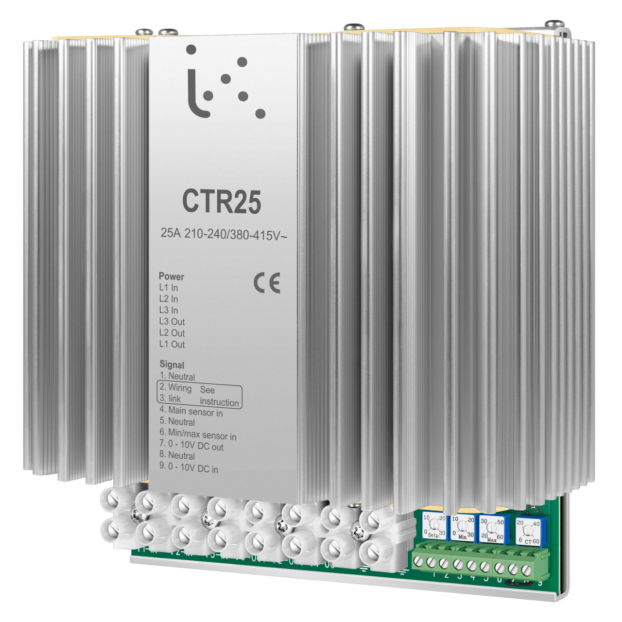 CTR25 Electric Heating Controller For Din Rail Mounting 3 Phase 210415 V 25 A P12164