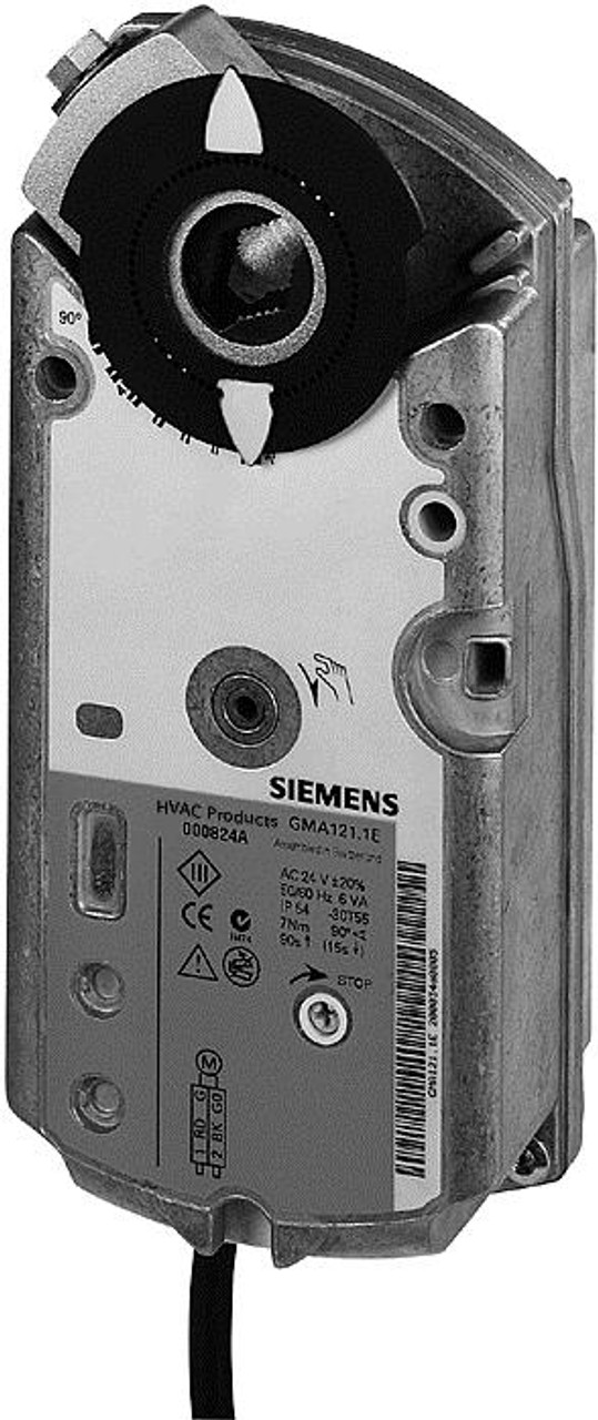 Siemens GMA161.1E Rotary air damper actuator, spring return