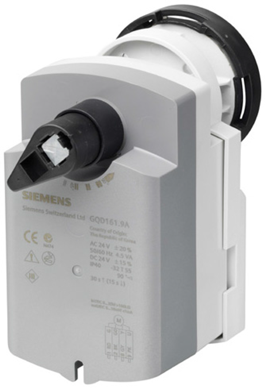 Siemens GQD121.9A rotary actuator for ball valves