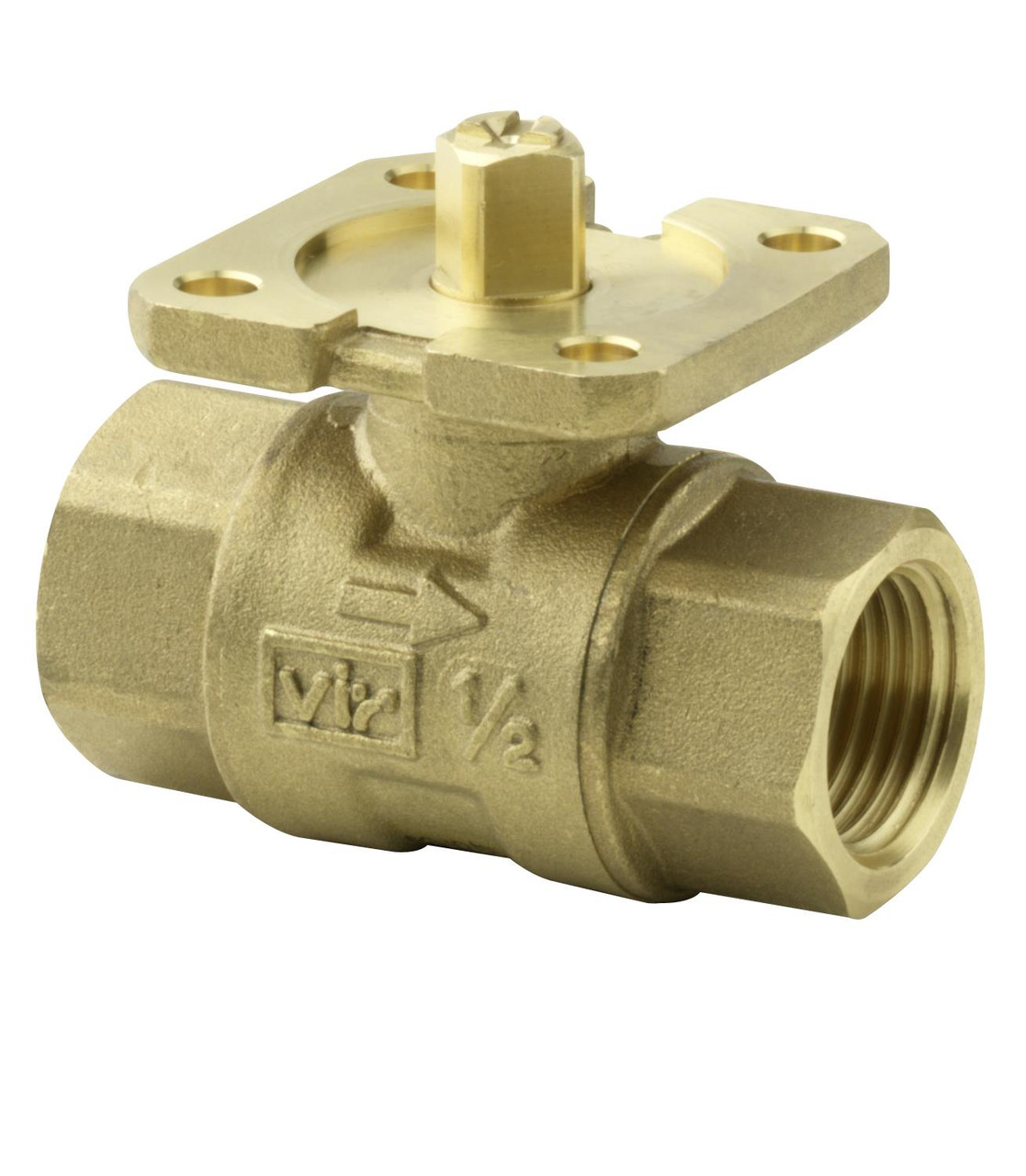 Siemens VAI61.15-1, 2-port ball valve, internal thread, PN40, DN15, kvs 1