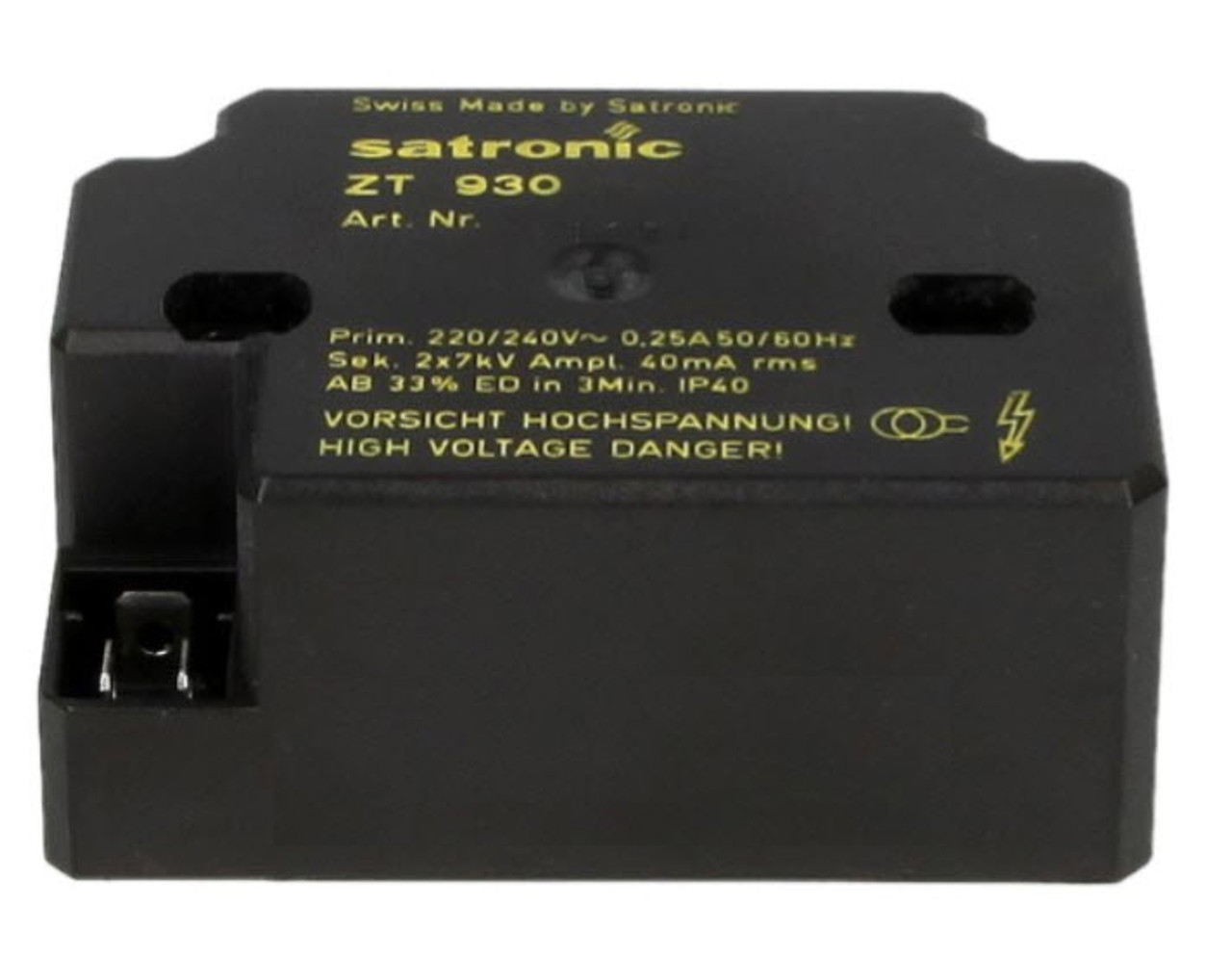 Satronic ZT930, 4mm, Ignition transformer Replaced by DANFOSS EBI4 052F4031