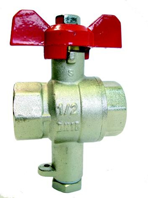 Siemens WZT-K34, S55563-F120 Ball valve Rp ¾" for sensor DS M10x1 mm, length = 27.5 mm or Ø 5.2x45 mm Siemens WZT-K34, S55563-F120 Ball valve Rp ¾" for sensor DS M10x1 mm, length = 27.5 mm or Ø 5.2x45 mm
