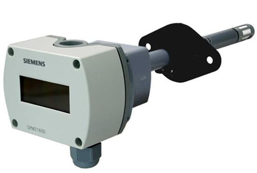Siemens QPM2160D Duct air quality sensor CO2+temperature with display Siemens QPM2160D Duct air quality sensor CO2+temperature with display