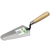 The Marshalltown 18727 QLT also known as Model No. 924-3 7 inch is a Gauging Trowel. This Towel has tempered blade fully ground and polished.  Hardwood handle with steel ferrule is firmly attached. This trowel has multiple uses for tiling and patching. The Jenks Industrial SKU: 370762