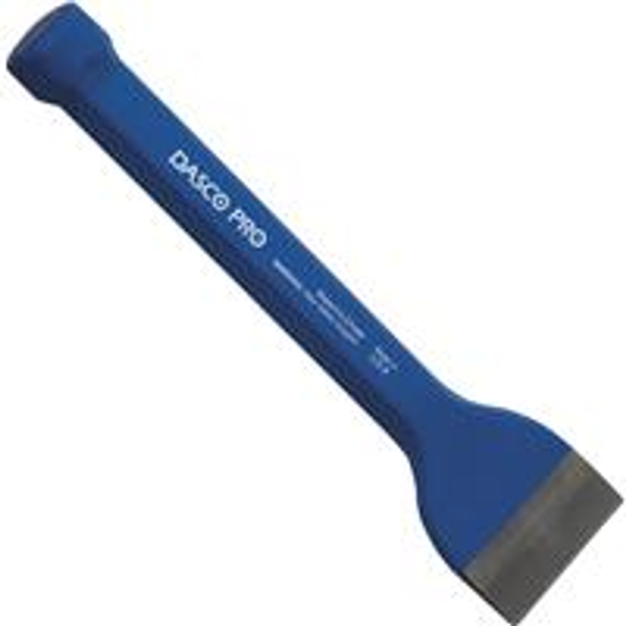 DDasco - 0334-0 Mason Brick and Block Chisel 2-1/4 inch X 11 inch - 340367 the blade's design is Thin and Strong providing a clean cut.  This chisel is easily sharpened, the head has a target design.  The Jenks Industrial SKU: 340367
