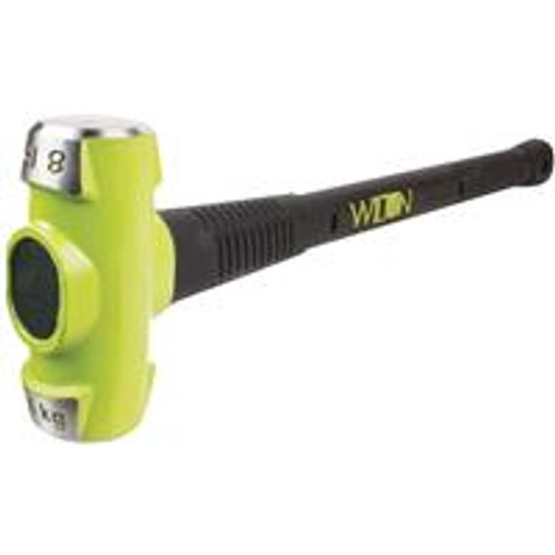 Wilton - 20836 - B.A.S.H Sledge Hammer 8lb Head 36 inch handle with an unbreakable technology provided by the steel core handle a Hi-Vis Head made with drop-forged 46 HRC steel. Wilton - 20836 - B.A.S.H Sledge Hammer 8lb Head 36 inch handle with an unbreakable technology provided by the steel core handle a Hi-Vis Head made with drop-forged 46 HRC steel.