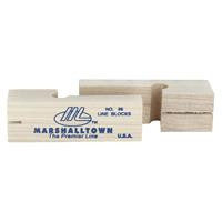You are viewing the Marshalltown - 16506 Wood Line Block Model No. 86 3-3/4 in long Preferred by bricklayers  to ensure that a course of bricks is straight and true. The Jenks Industrial SKU: 510262