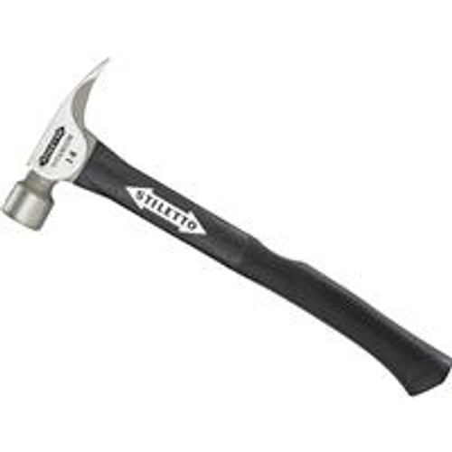 Milwaukee 14Oz Ti Framing Hammer Stiletto Fiberglass Handle