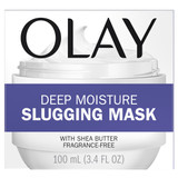 Olay Deep Moisture Slugging Mask w/Shea Butter, Fragrance Free