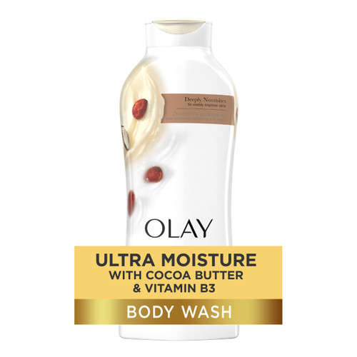 Olay Exfoliating & Moisturizing Body Wash With Sugar Cocoa Butter