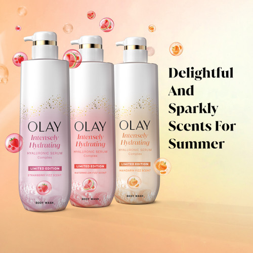 Olay Intensely Hydrating Body Wash, Mandarin