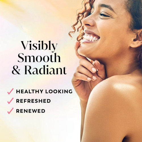 Olay Fresh Radiance Body Wash with Essence of Vanilla Blossom and Apricot, Vitamin B3 and Antioxidant Blend 22oz