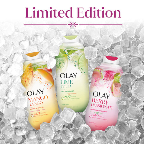 Limited edition scents. 3 bottle body wash