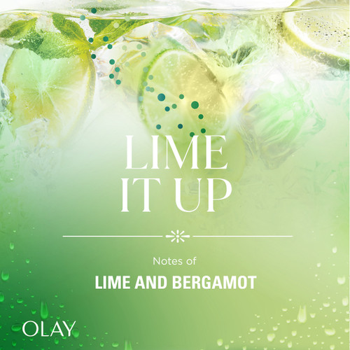 Limes in water. Lime it up notes of lime and bergamot