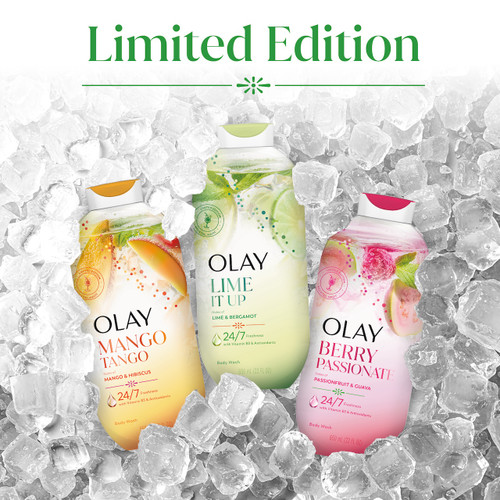Limited edition scents. 3 bottle body wash
