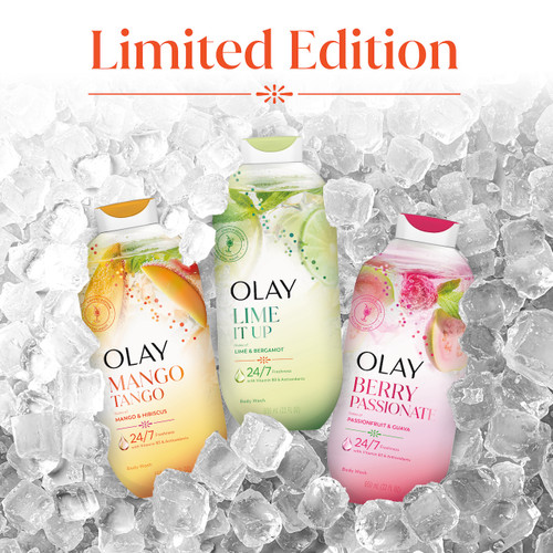 Limited edition scents. 3 bottle body wash