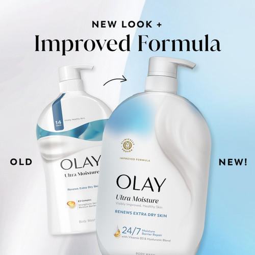 Olay Ultra Moisture Body Wash, new look plus improved formula