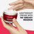 Model applying moisturizer to fingers. Lightweight cream with no greasy residue.