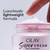 Model dabbing fingers in Olay Super Cream. Luxuriously lightweight formula