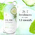 Fresh Radiance Body Wash bottle with leaves and watermelon in water. 24/7 freshness for under $3 a month