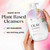 Model holding Fresh Radiance Body Wash bottle. Made with plant based cleansers. No parabens, no phthalates
