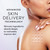 Model posing back facing showing skin. Advanced skin delivery technology. SKincare ingredients absorb deeply to noticeably improve skin