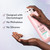Model pouring Super Serum Body Wash for Sensitive Skin in hand. Designed with dermatologist, no phthalates, no silicones.