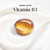 Vitamin capsule. Made with Vitamin B3