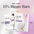 Ultra Moisture Age Defy  Beauty Bar with Vitamin E, Vitamin B3 and Moisturizers old and new design container. New look plus 15% bigger bars. Old 3.17oz new 3.75oz