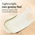 Texture swipe. Lightweight non greasy feel. Absorbs quickly with a breathable texture