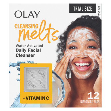 Olay Cleansing Melts + Vitamin C | 12 Count