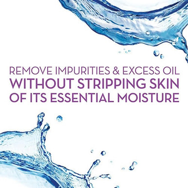 Remove impurities and excess oil without stripping skin of its essential moisture.