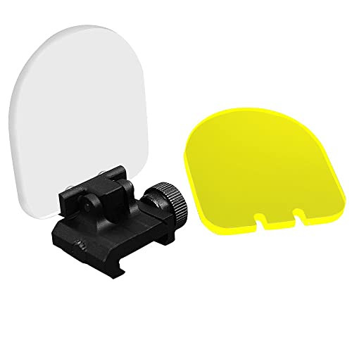Yellow and white sight protectors