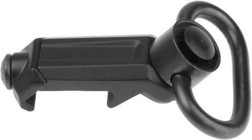 Tactical Push Button Quick Release Detach QD Swivel Loop with Rail Sling Attachment Mount For 20mm Picatinny Rails