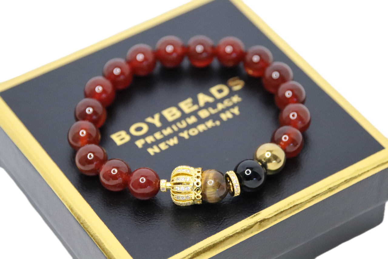 Custom Camp Gold Beaded Bracelets – Golden Thread, Inc.