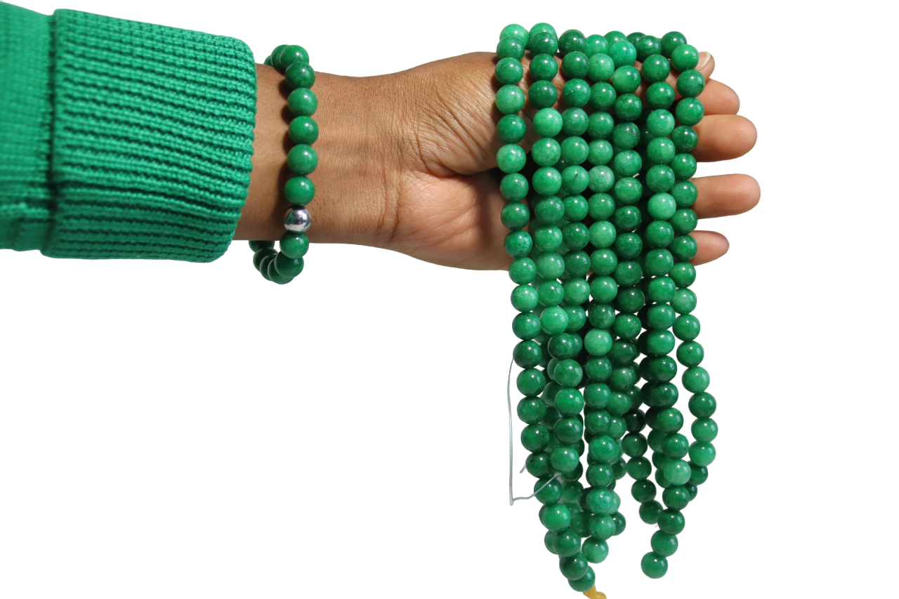 Kartini Studio Dark Green Jade and 22 Karat Gold Bracelet, India | Ubuy