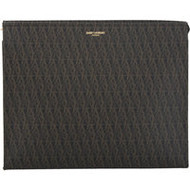 COVET: Saint Laurent monogram logo pouch