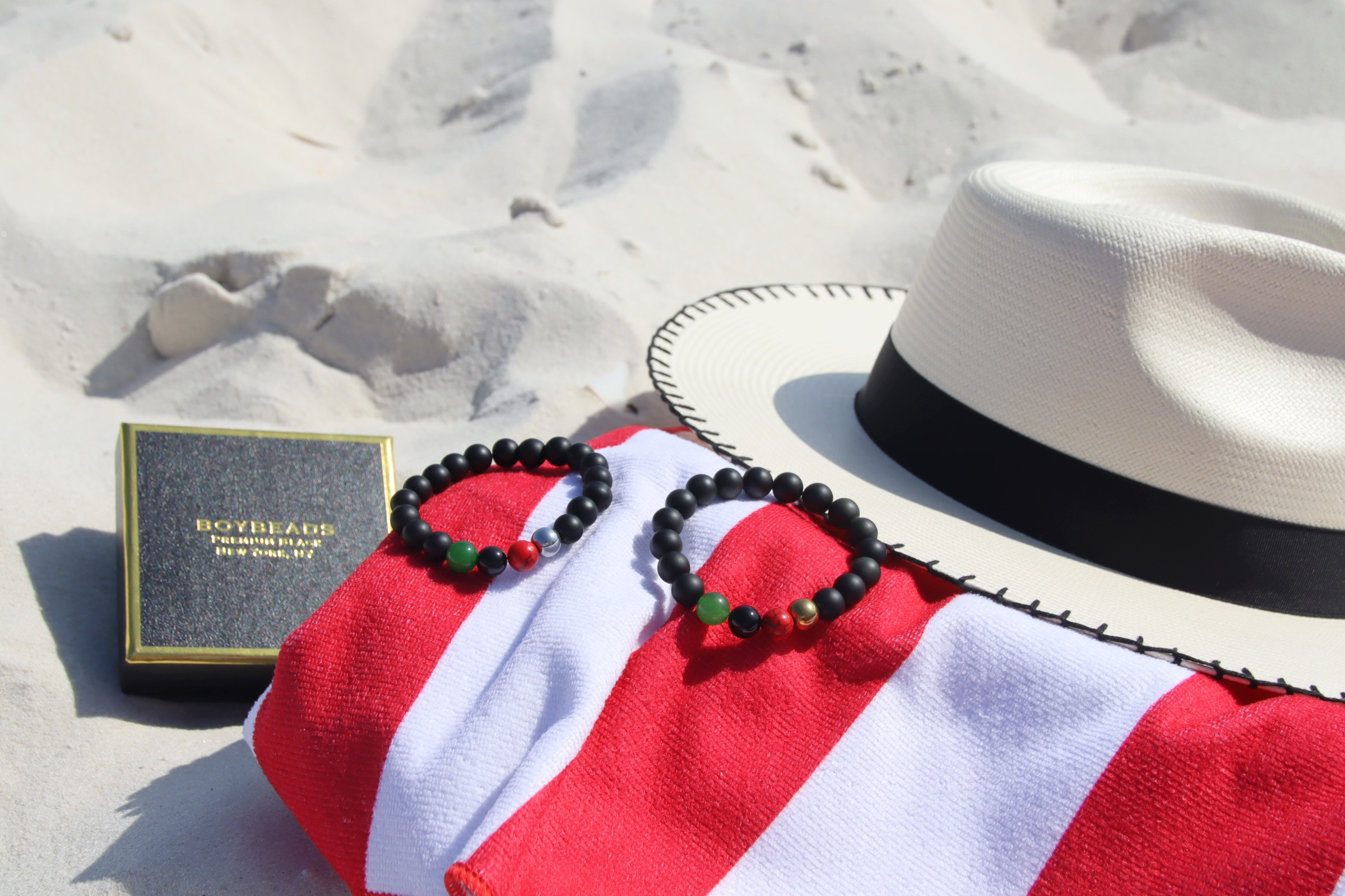 BOYBEADS NYC Beaded Bracelets & Necklaces for Men