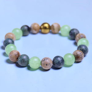 Faion Lime Green Calcite, Jasper Bracelet BOYBEADS Fall 2026 Collection