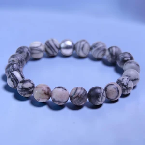 Garrus 10mm Zebra Jasper Bracelet BOYBEADS Fall 2026 Collection