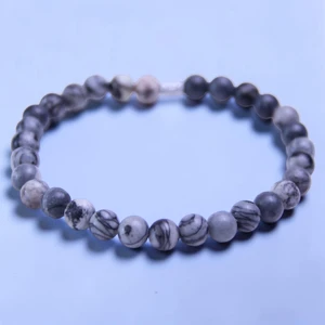 Garrus 6mm Zebra Jasper Bracelet BOYBEADS Fall 2026 Collection