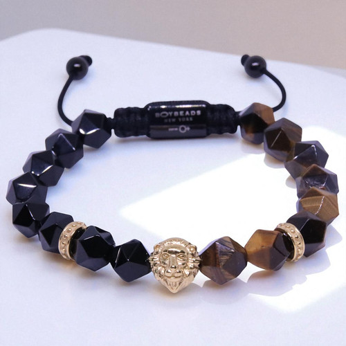 【19076483 】FANTASTICMAN BEADSBRACELET 8mm Fashion round gemstone beads stretchable bracelet 7.5